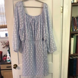 Shirred Off the shoulder Dress